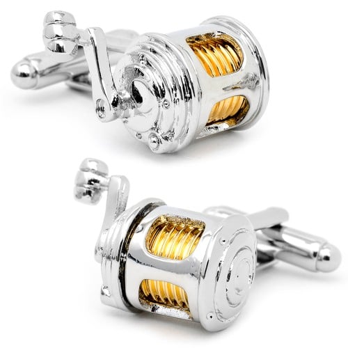 Fishing Reel Cufflinks