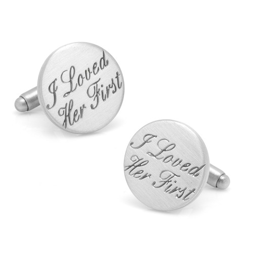 Wedding Series - I Loved Her First Cufflinks