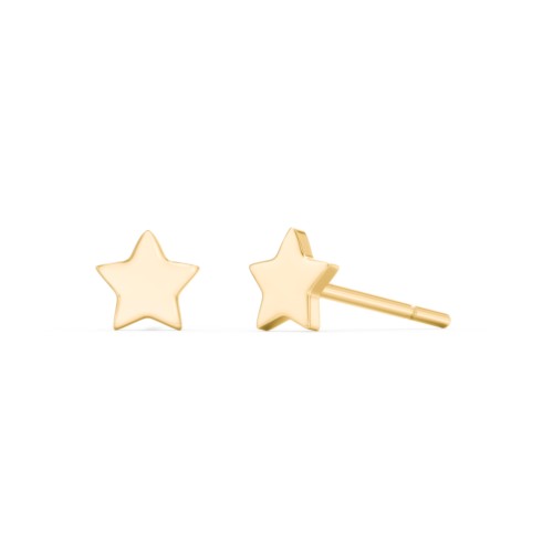 Star Shaped Stud Earrings