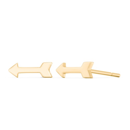 Arrow Shape Stud Earrings