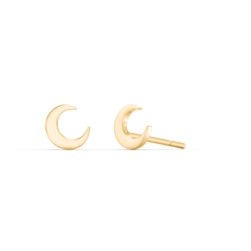 Moon Stud Earrings