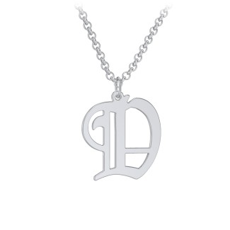 Personalised Mens Monogram Necklace