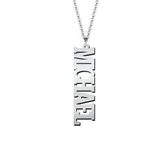 Name necklace on sale for guys