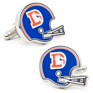 Denver Broncos Gold-Plated Logo Cufflinks