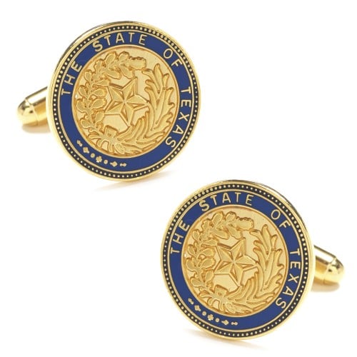 State of Texas Seal Cufflinks