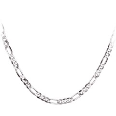 Figaro hot sale chain silver