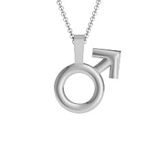 Male on sale symbol pendant