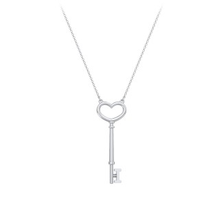  Key To My Heart Necklace, Skeleton Key Necklace, Key Pendant :  Handmade Products