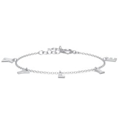 Childrens sales initial bracelet