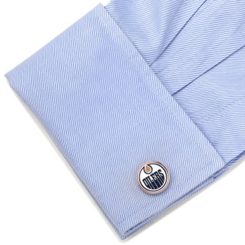 Cuff Links Edmonton Oilers Team Shop in NHL Fan Shop 