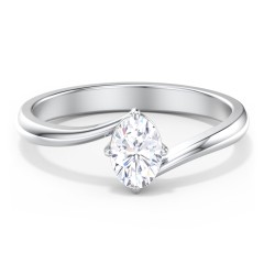 diamond bypass engagement ring