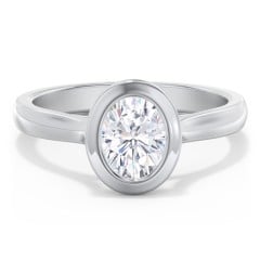 modern solitaire diamond ring settings