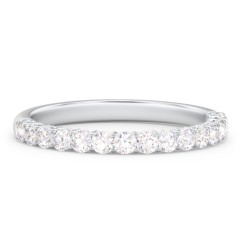 Classic Shared Prong Half Eternity Wedding Band - 1/2 ct. tw. | Jewlr