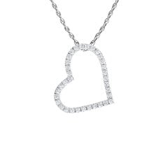 interlocking circle necklace with pave accents jewlr