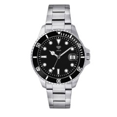 Men s Personalized Sport Watch 38mm Atlantic Steel Case Black