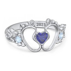 swarovski love heart ring