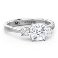 princess cut promise rings for girlfriend
