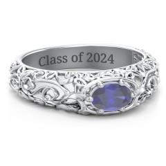 Vintage on sale graduation ring