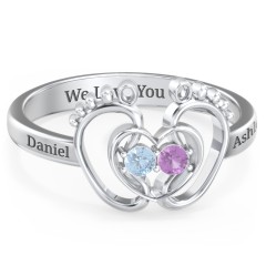 mother's day birthstone rings