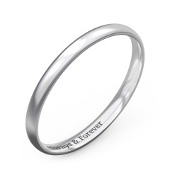 18ct White Gold 2mm Flat Shape Classic Weight Wedding Ring –  dotJewellery.com