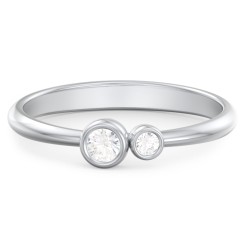 Bezel set shop mothers ring