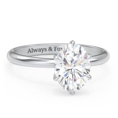 New 2ct Beautiful popular Moissanite Diamond Ring