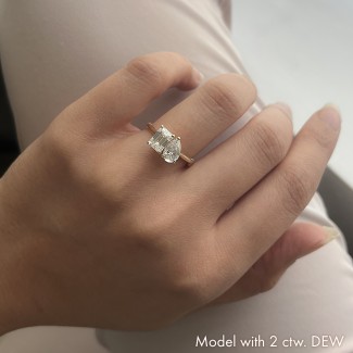 Blingy Pear Shaped Diamond Cluster Ring (over 2ctw)