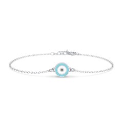 round evil eye bracelet