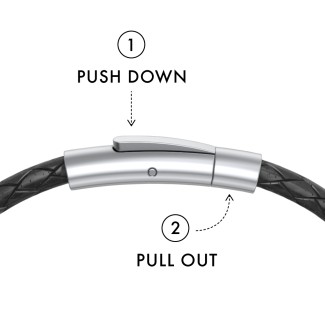 Rosewood Premium Leather Bracelet for Men- Mens Leather bracelet-mens Cross Bracelet | Urban Designer