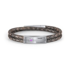 Nomination mens clearance leather bracelet