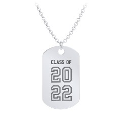 Graduation dog 2025 tag necklace