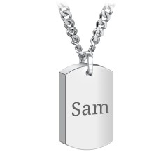 Dog tag urn on sale necklace