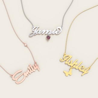 Custom Name Necklace (Gold)