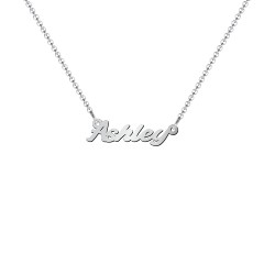 Dainty hot sale engraved necklace