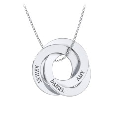 Custom Circle Necklace - Elisa Solomon Jewelry