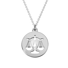 necklace libra sign