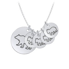 Mama on sale disc necklace