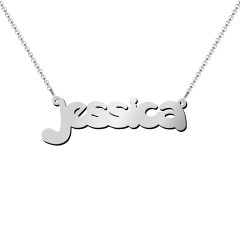 Bubble on sale name necklace