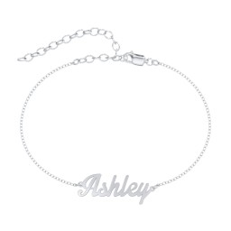 Custom Anklets, Personalized & Engraved, Jewlr