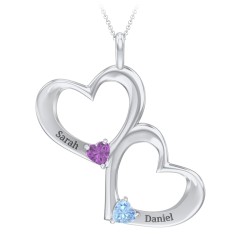 Hanging deals heart necklace