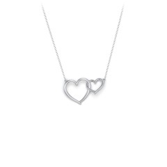 Linked Heart Necklace - Blink Juwele™ Stainless Steel Jewelry Online
