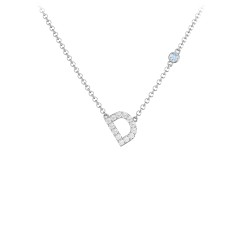 interlocking circle necklace with pave accents jewlr