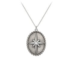 north star medallion necklace