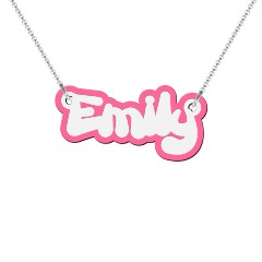 Kids on sale name pendant