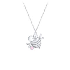 Bumble bee deals necklace silver