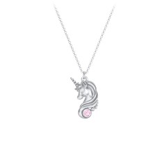 Small unicorn necklace silver colored | Fantasy necklaces | Cat's Cauldron