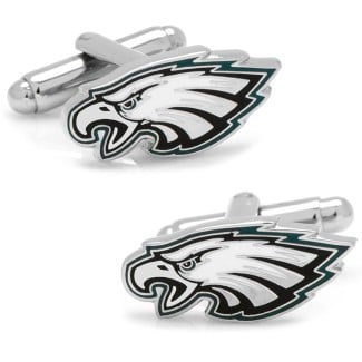 Philadelphia Eagles Sterling Silver Logo Cufflinks