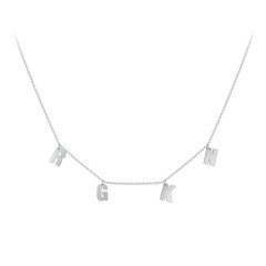 4 letter initial deals necklace